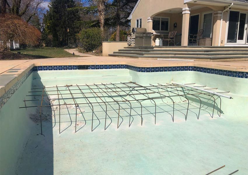 Renovation home pool